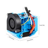 Professional Full Assembled Extruder Kits Replacement Extruder Head with Fan Nozzle Kits forCreality CR-10 V2 3D Printer