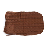 Baby Sleeping Bag Infant Winter Warm Thickening Plus Velvet Knit Warm Sleeping Bag Wool Stroller Sleeping Bag