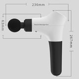 Professional Electric Muscle Massage Gun Deep Tissue Fascia Gun for Body Massage Handheld Fitness Pain Relief Relaxation