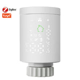 ZigBee Wifi Smart TRV Radiator Actuator Thermostatic Radiator Valve Tuya Temperature Controller Voice Remote Control Google Home