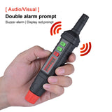 HT61 Pen Type Mini Smart Gas Leak Detector High Low Sensitivity Switch Methane Combustible Flammable Natural Gas Tester Monitor