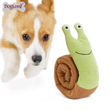 Magic Snail Sniffs Pet Toys Plush Molar Dog Puzzle Toys Vocal Educational Pet Products Squeaky Dog Toy