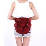 Smokeless Moxibustion Box Red Velvet Bag Cover Moxa Stick Acupuncture Roller Holder Neck Waist Body Acupoint Massage Therapy