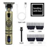 USB Electric Hair Clippers Rechargeable Shaver Beard Trimmer Professional Men Hair Cutting Machine Beard Barber Hair Cut