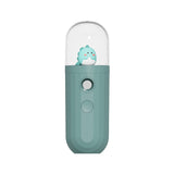 20ml Cartoon Nano Mist Sprayer Facial Cooling Face Steamer USB Chargeable Portable Humidifier Beauty Moisturizing Skin Care Tool