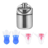 1 Set of Sound Proof Earplug Noise-proof Protective Earplug Sleeping Ear Caps Noise Prevention Earplugs (Black Filter, Blue Earp