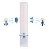 4g Outdoor Antenna 698-2700MHz 12DBi Omni External Barrel Antenna with N Female for GSM W-CDMA 2g 3g Cell Phone Signal Repeater