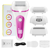 4 in 1 Epilator Set For Women Facial Hair Remover Female Rechargeable Epilator Face Depilation Leg Body Shaver Callus Remover