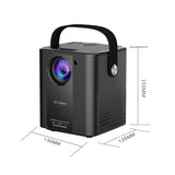 LED Mini Projector 800x480P Supports 1080P Home Theater Full HD Video Projector Mobile Wifi Portable Home Movie Beamer