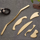 6Pcs/Set Chinese Guasha Massage Gua Sha Scraping Pure Copper Massager Relaxation Board Scraper SPA Board Health Care Body Face