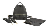 New Design Diaper Bags Luxury Vegan Leather Diaper Backpack Large Capacity Baby Bags Waterproof  Changing Bag for Mom Bebes
