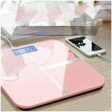 USB Charging Household Weight Electronic Scales Adult Health Human Scales Smart Non-Slip Female Dormitory Electronic Scales