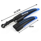New Road Bicycle MTB Fenders Adjustable Mountain Bikes Front/Rear Mud Guards Wings Lenght 30*39.6cm Cycling Fenderset Bike Parts