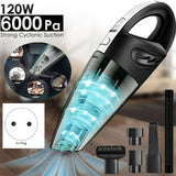 Car Vacuum Cleaner Handheld Vacuum Powerful Cyclonic Suction Cleaner Portable Wet and Dry Use Vacuum Cleaners EU Plug