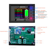 DT24 Digital Display BT DC Power Meter Voltmeter Ammeter Battery Capacity Tester 30A/100/200/300/400/500A Current Voltage Meters