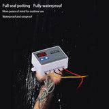 ZFX-W3013 Waterproof smart controller Temperature Controller High Temperature Controller with K-type thermocouple Sensor AC 220V