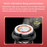 4In1 Ultrasonic Massager for Face EMS Microcurrent Lifiting Firming LED Light Photon Therapy Acne Wrinkle Removal Skincare