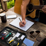 27 Pcs Guitar Repair Tool Kit for Acoustic Ukulele Mandolin Guitar Installation Procedure Wire Pliers String Organizer