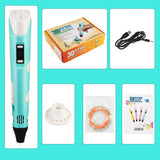 3D Pen DIY 3D Printer Cotton Pen Drawing Pens Bubble Strokes For Children Expansion Effect Pen For Kids Christmas Birthday Gift