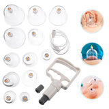 1 Set Chinese Medicine Cupping Therapy Set Body Massage Device Suction Cup Vacuum Pump Personal Healthy Care