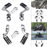 1-1/4" Foot Pegs Rests Pedals Motorcycle Replacement Engine Guard Mount Made of high reliable quality and durable material