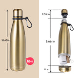 Hidden Safe Diversion Water Bottle Can Safe Stainless Steel Tumbler with Hiding Spot for Money Keys Cash Jewelry Storage Box