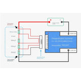 500A Bms 3S Lifepo4 Lithium Ion Battery Charging Board Balancer Equalizer Pcb Temperature Protection Cable For RV/Car