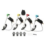 Lixada Wireless Fishing Bite Alarms Set Alarm Kit 1 Receiver Plus 4 With 4pcs Carp Fishing Swinger Illuminated LED Swinger