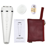 LED Photon Therapy Sonic Vibration Wrinkle Remover Hot Cool Treatment Anti Aging Skin Care Beauty Device Massage Rejuvenation
