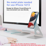Desktop Magnetic iPhone Holder Cell Phone Stand For iPhone 12 iPhone 13 Universal iPad Aluminum Adjustable Tablet Stand