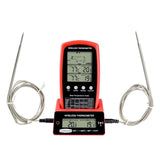 Digital BBQ Thermometer Wireless Kitchen Oven Food Cooking Grill Smoker Meat The R9UF
