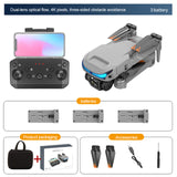 XT9 Mini Drone 4K Double Camera HD WIFI FPV Obstacle Avoidance Drone Optical Flow Four-Axle Aircraft RC Helicopter Toys