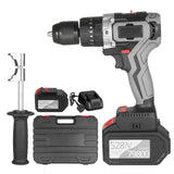 Cordless Drill Driver 21V 6.0A Battery Max Torque 200N.m 1/2 Inch Metal Keyless Chuck 20+3 Position 0-1550RMP Variable Speed