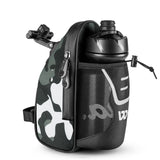 WEST BIKING 1.5L Large Bicycle Saddle Bag Portable Waterproof MTB Tail Pannier Bike Riding Rear Saddle Bag Water Bottle Holder