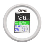85mm GPS Speedometer Odometer Backlight Mileage Trip Counter Adjustable Head-Up Display Accessories Stainless Steel Gauges