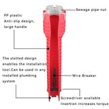 8 In 1 Flume Wrench Anti-slip Kitchen Sink Repair Tools Bathroom Faucet Assembly Key Plumbing Installation Wrench