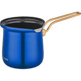 Neva N2894 Sweet Premium Enamel Coffee Pot 0,5 Liter Turkish Coffee Pot Phosphorescence Grizay Menthol Dark