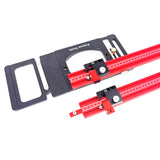 Track Saw Square Guide Rail Clamp W/ 1200mm Parallel Guide System Woodworking 90 Degree Right Angle Guide Plate Position Tool