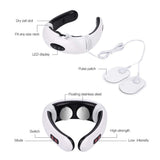 EMS Electric Pulse Neck Treatment Impulse Cervical Vertebra Back Shoulder Pain Relief Massager Relaxation Health Care
