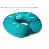 Hot-selling U-shaped pillow, high-quality lunch break neck pillow, professional vibration massage U-shaped office travel pillow