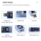 30pcs USB Tester Current Voltage Charger Capacity Tester Volt Current Voltage Meter Mobile Power Detector Battery Test Wholesale
