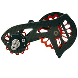 Dropship-Road Bike Rear Derailleur for Shimano 8000 8050 8070 9170 9150 9100 Carbon Fiber 17T Pulley Bicycle Derailleur