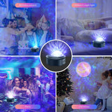 10 Planet Colorful Projector Lights Galaxy Starry Bluetooth Speaker Rotating Night Light Led Lamp Christmas New Year Gift