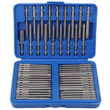 50Pc 75mm Extra Long Reach Bit Set Security Screwdriver Bits Torx Star Hex Spline Brocas Destornillador Parafusadeira