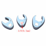 10-22mm Flare Nut Crowfoot Line Hex Wrench Set 3/8' Drive Open End Spanner Chrome Vanadium Steel Brake Wrenches Spanner