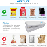 Hot TOD-2 Pack Rechargeable Mini Bag Sealer, Handheld Heat Sealer, Food Storage Snack Fresh Mini Portable Vacuum Sealer Machin