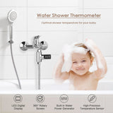 LED Display Water Shower Thermometer Self-Generating Electricity Water Temperature Monitor Energy Smart Meter thermometer