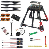 DIY 560mm Carbon Fiber DIY Drone Folded Frame Kit W/ 700KV Brushless Motor 40A ESC 1455 Props APM2.8 With compass RC Quadcopter