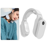 Portable Air Conditioner Hanging Neck Cooler Electric Bladeless Fan Cooling Heater Heating Wearable Neck Massager Personal Neck