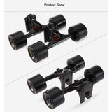 PUENTE 2Pcs/Set Skateboard Truck With 70 X 51Mm Skate Wheel Riser Pad Bearing Hardware Accessory Installing Tool For Skateboard